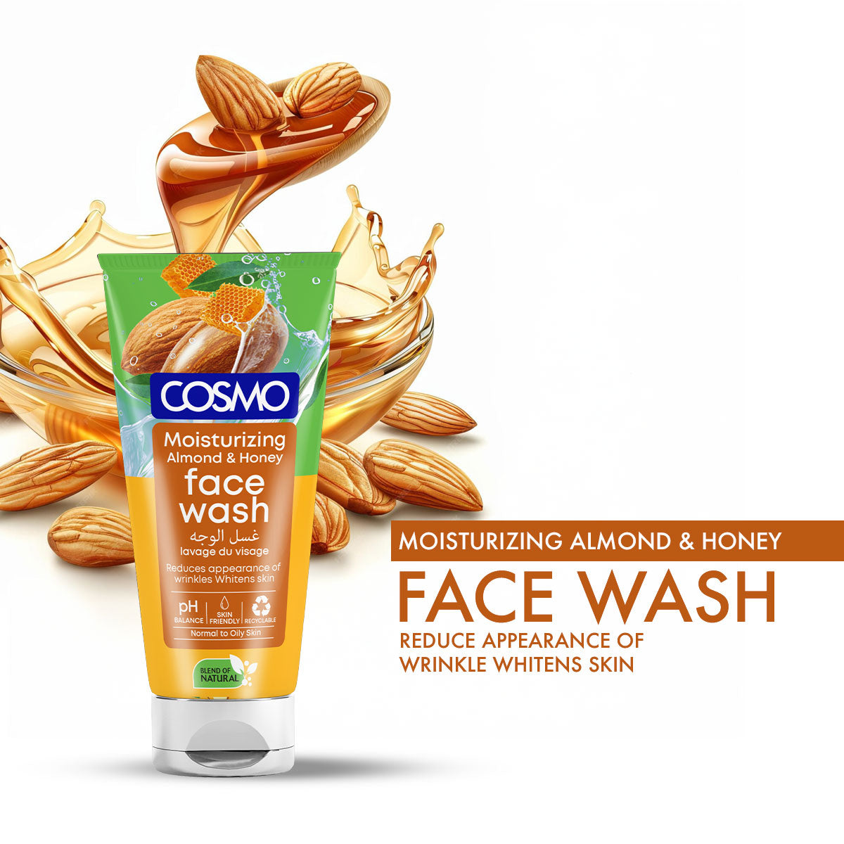 Moisturizing Almond & Honey Face Wash